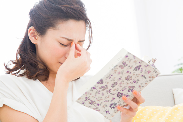 急な目の不調の原因とは…